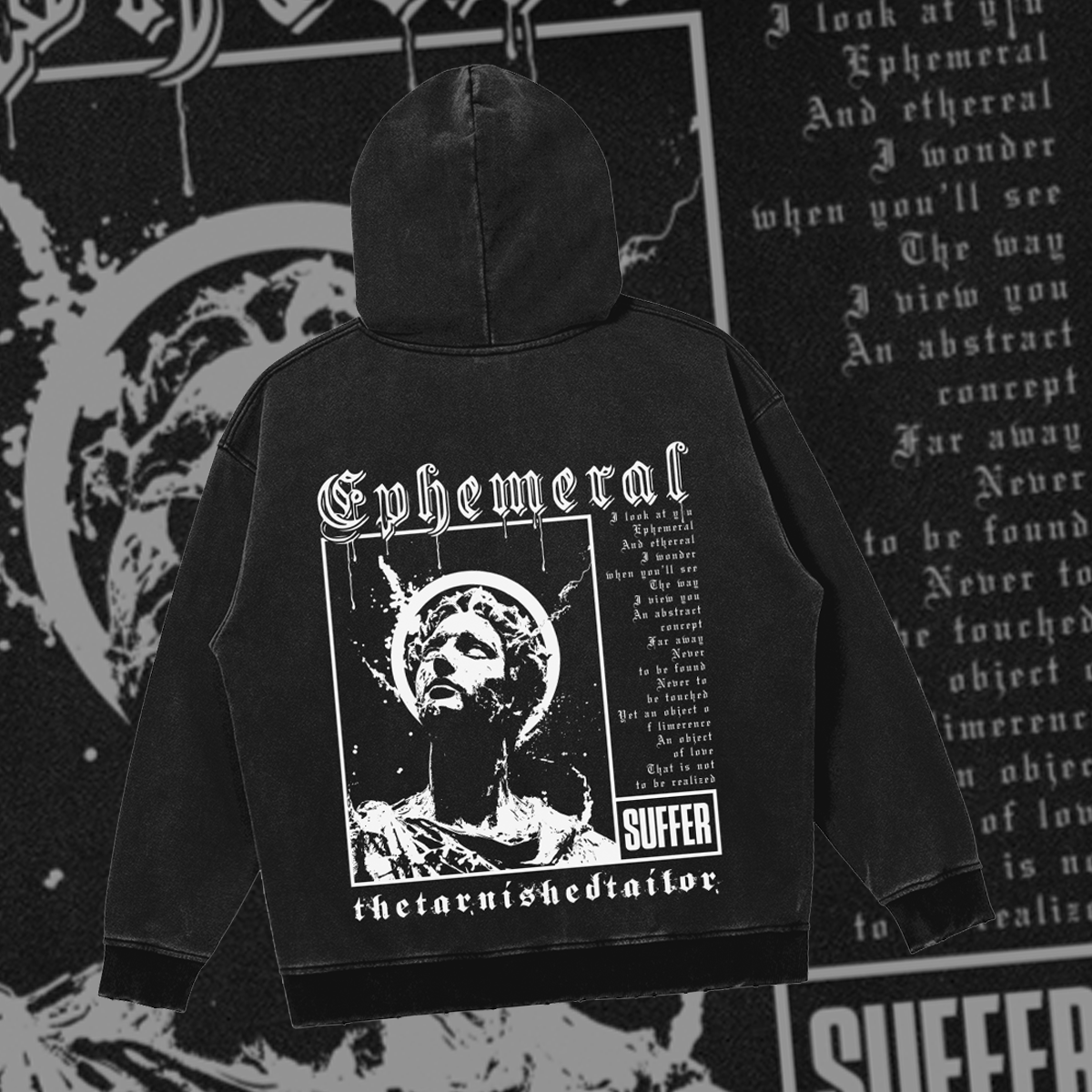 Ephemeral | SUFFER | Gothic Oversized Hoodie