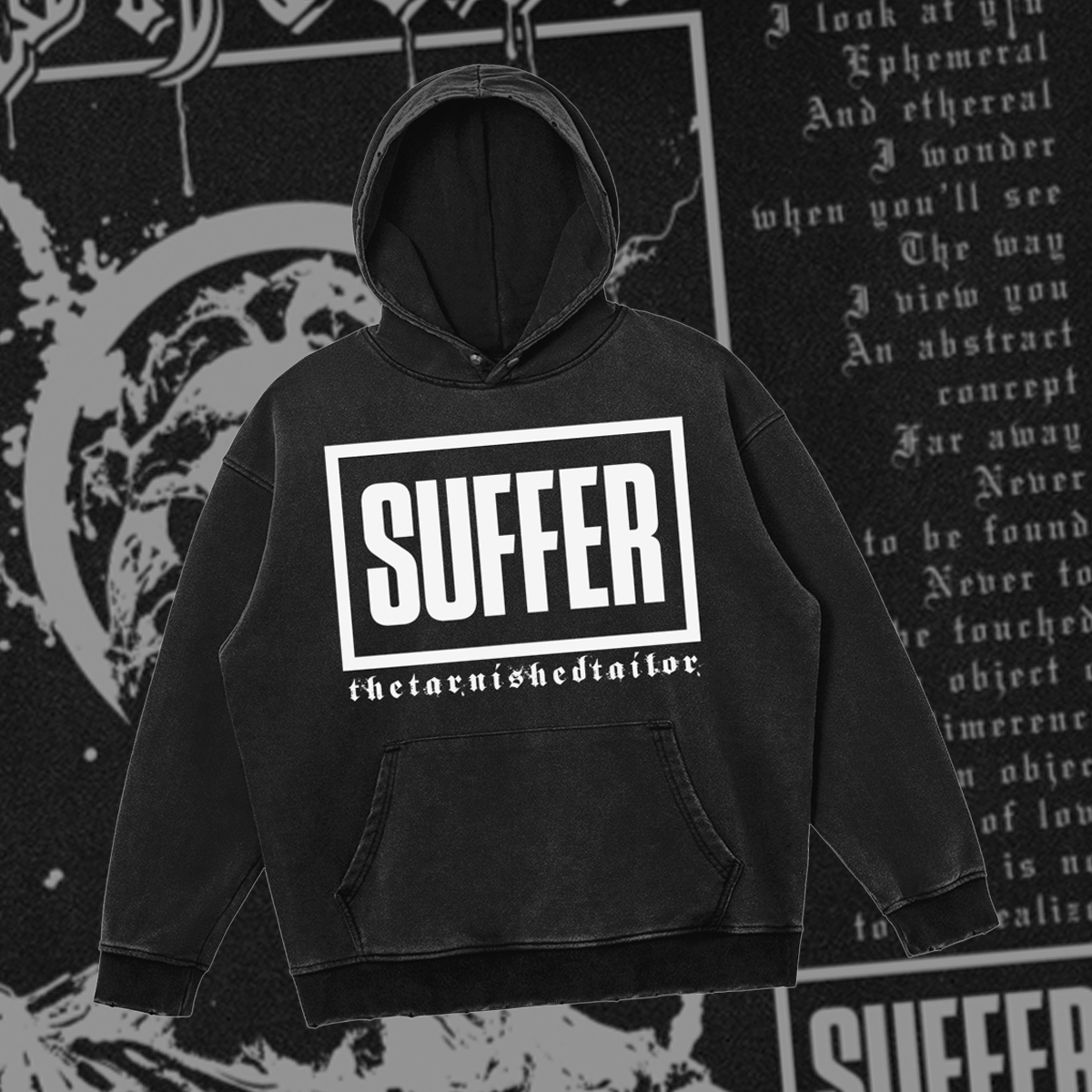 Ephemeral | SUFFER | Gothic Oversized Hoodie