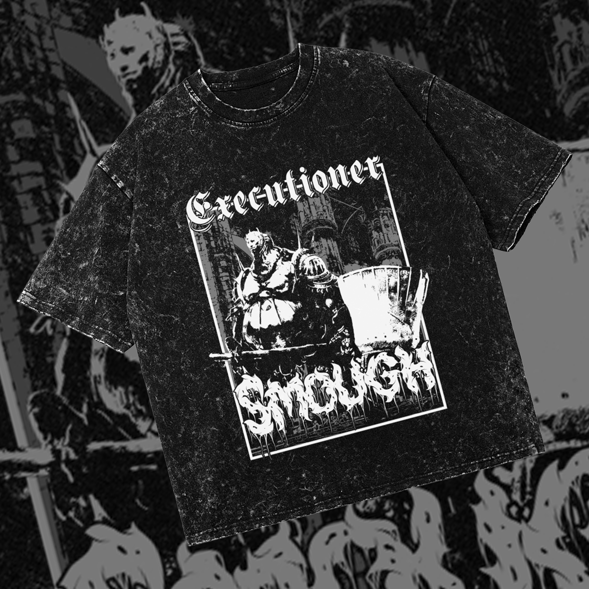 Executioner Smough | Oversized Gothic Soulsborne Shirt