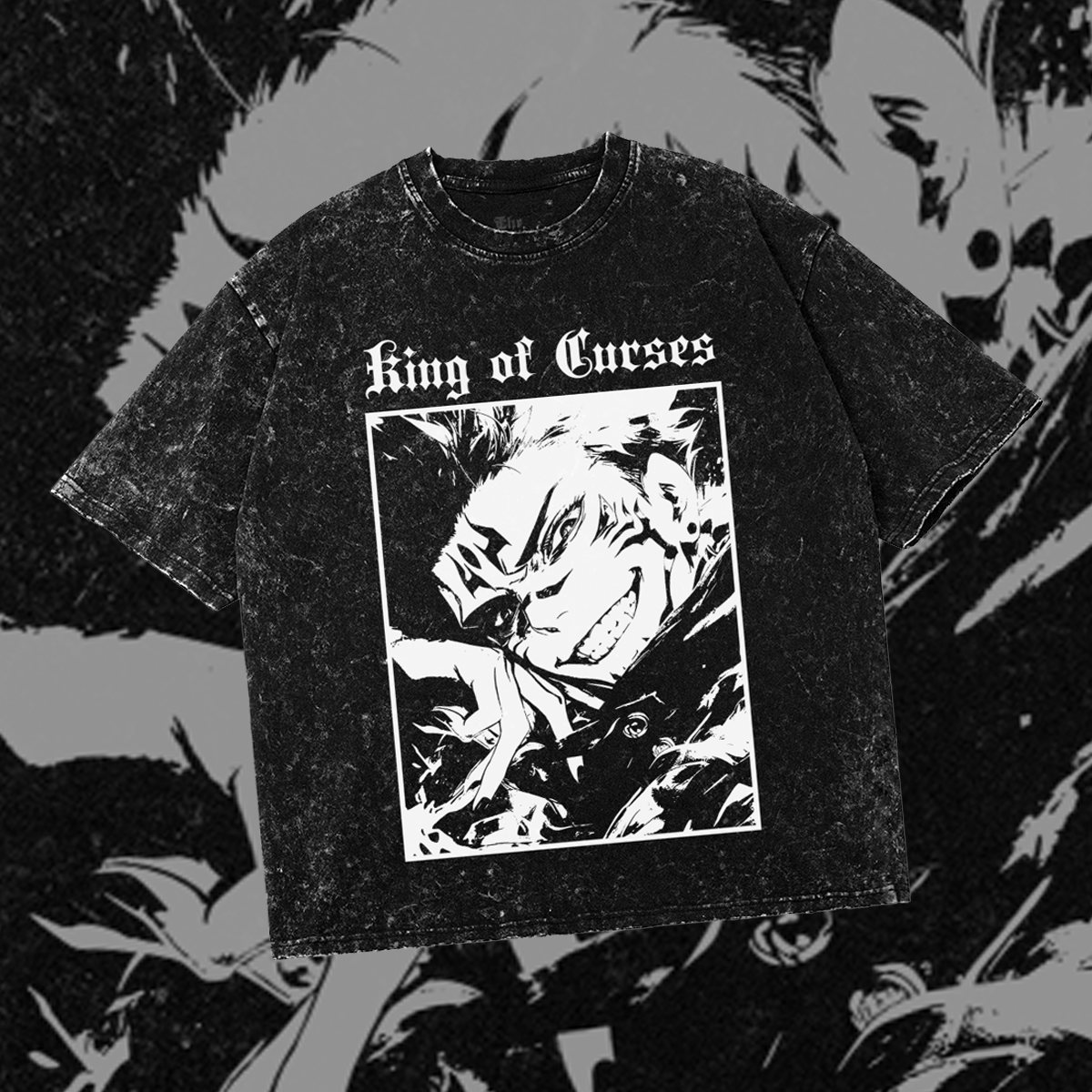 Sakuna King Of Curses | Oversized Gothic Anime Manga Shirt