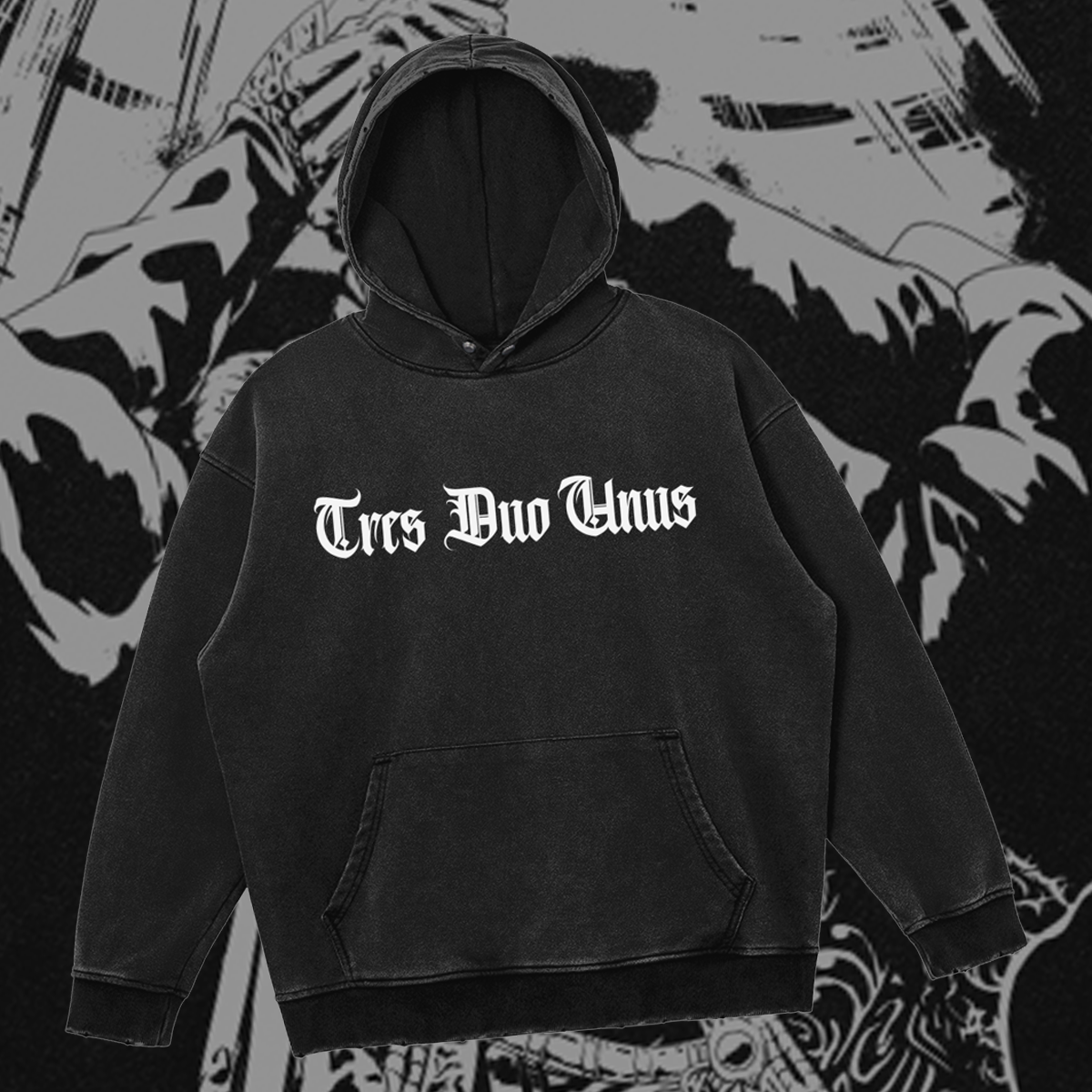 Tres Duo Unus | Mohg Lord of Blood | Oversized Gothic Soulsborne Hoodie