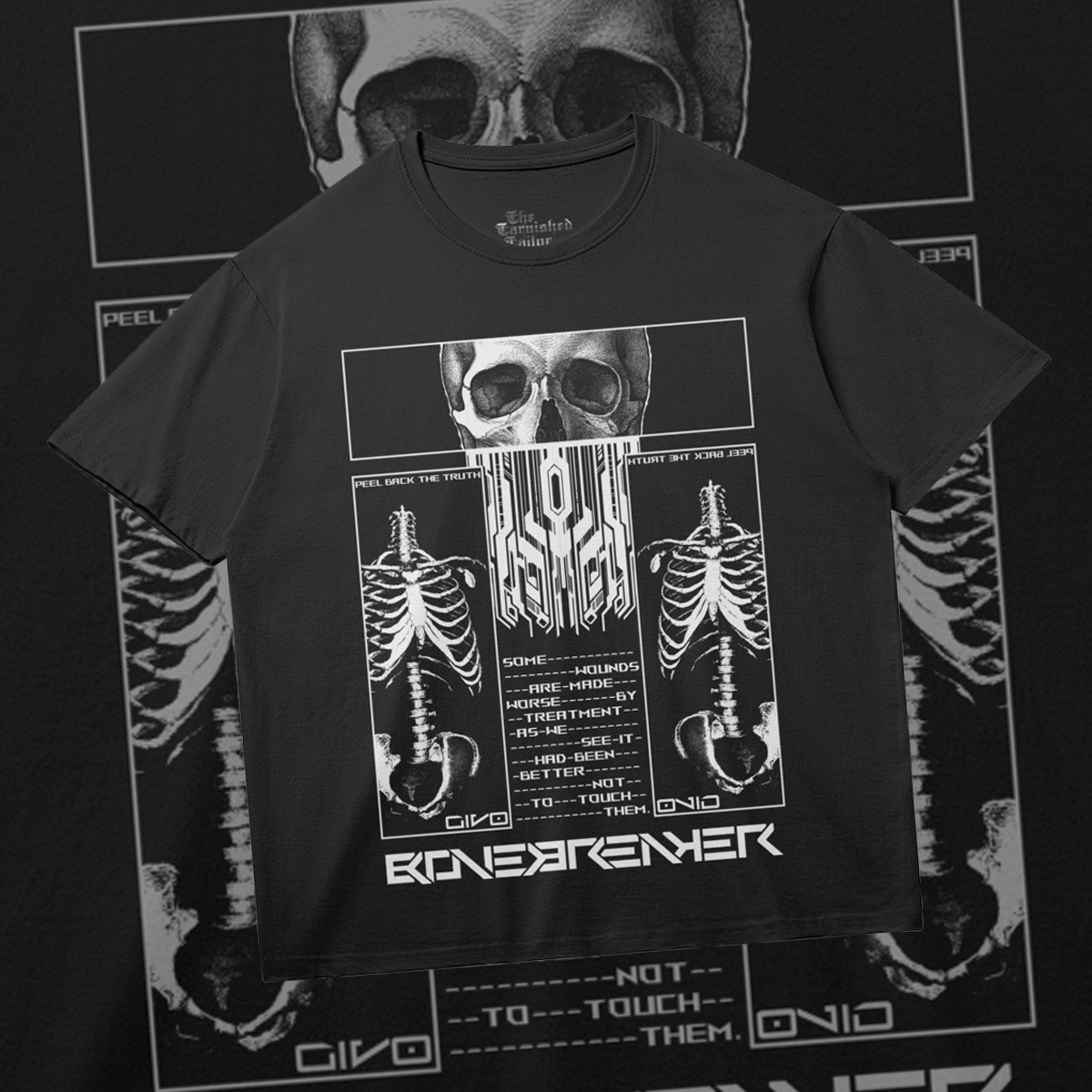 BONEBREAKER | Brutalism Poetic | Gothic Shirt