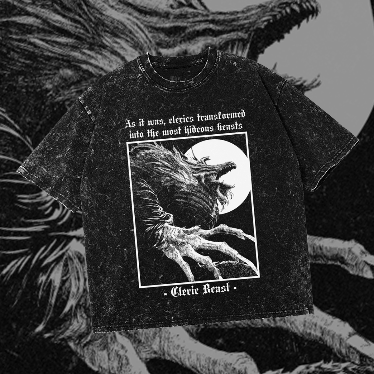 Cleric Beast | Oversized Gothic Soulsborne Shirt