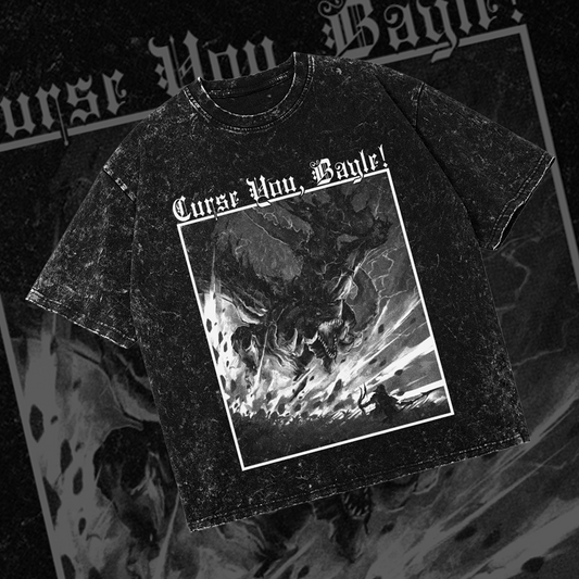 Curse You, Bayle! | Oversized Gothic Soulsborne Shirt