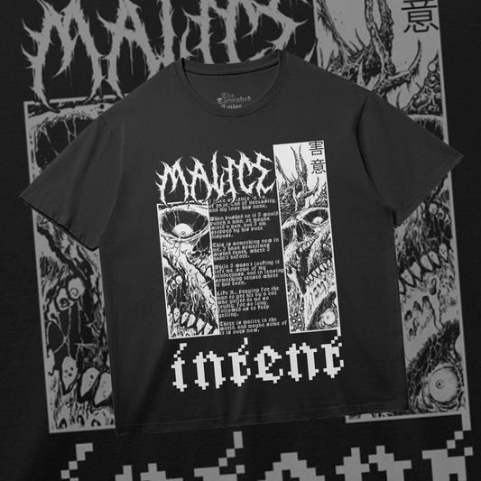 Malice Intent | Japan Style Brutalism | Gothic Shirt