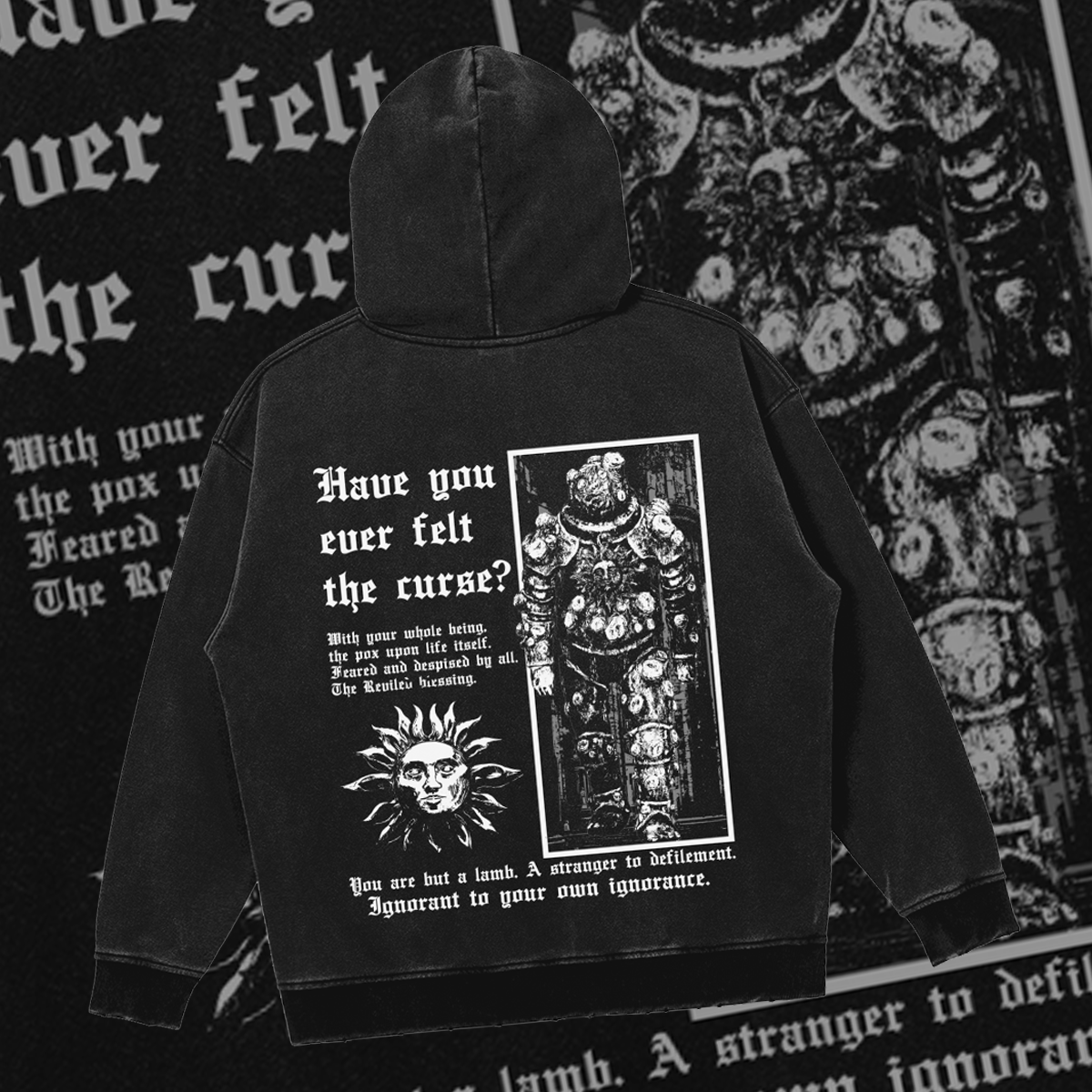 Dung Eater | Cursed Oversized Gothic Soulsborne Hoodie