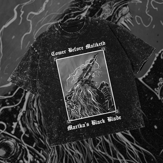 Maliketh The Black Blade | Oversized Gothic Soulsborne Shirt