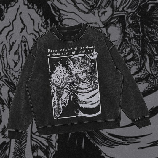 Messmer's Flame | Gothic Soulsborne Oversized Sweatshirt