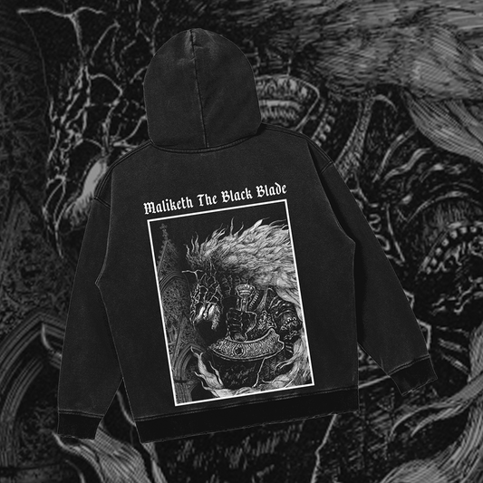 Maliketh The Black Blade | Oversized Gothic Soulsborne Hoodie