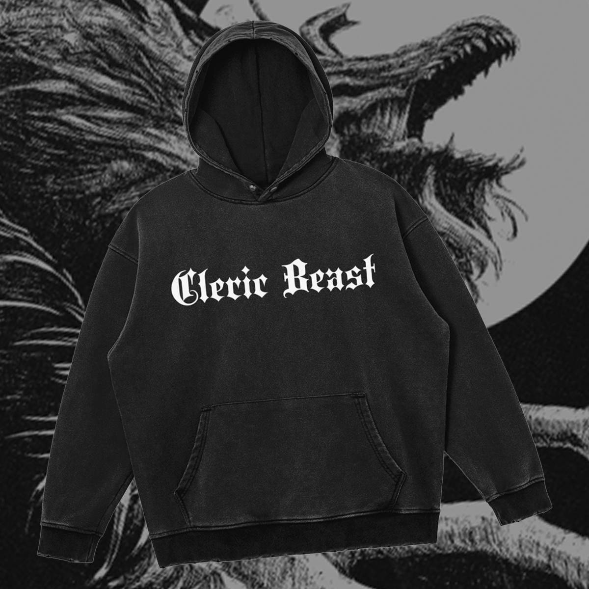 Cleric Beast | Oversized Gothic Soulsborne Hoodie