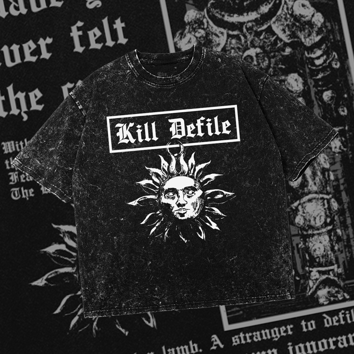 Kill Defile | Dung Eater | Oversized Gothic Soulsborne Shirt